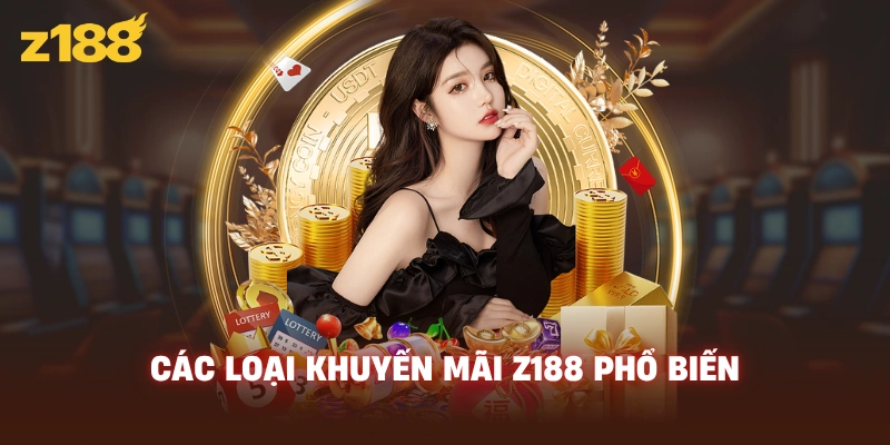Các loại khuyến mãi Z188 phổ biến